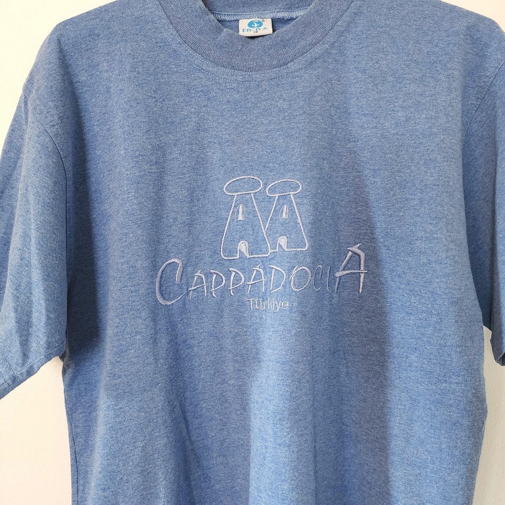 S Vintage Blue Cappadocia Turkiye Tee